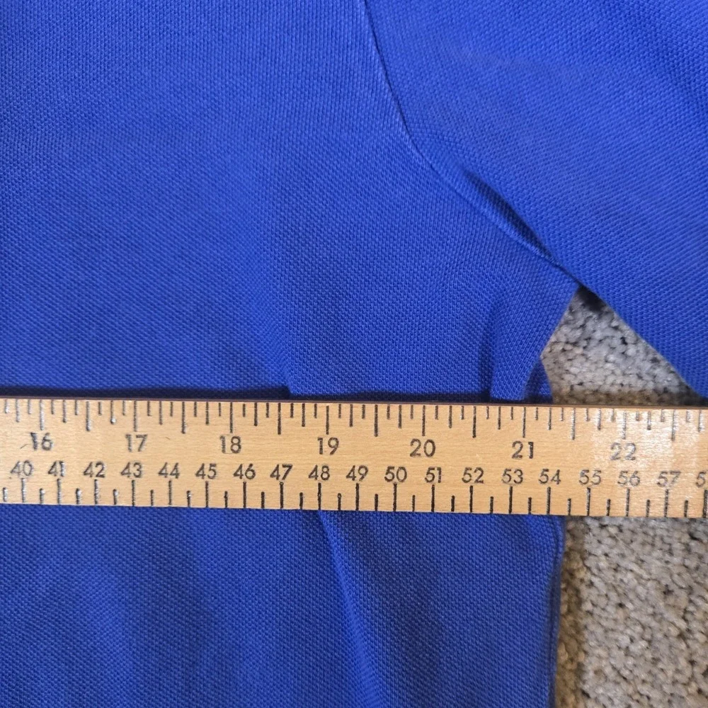 Polo Ralph Lauren Long Sleeve Polo Shirt Mens Large Blue Pony Logo
